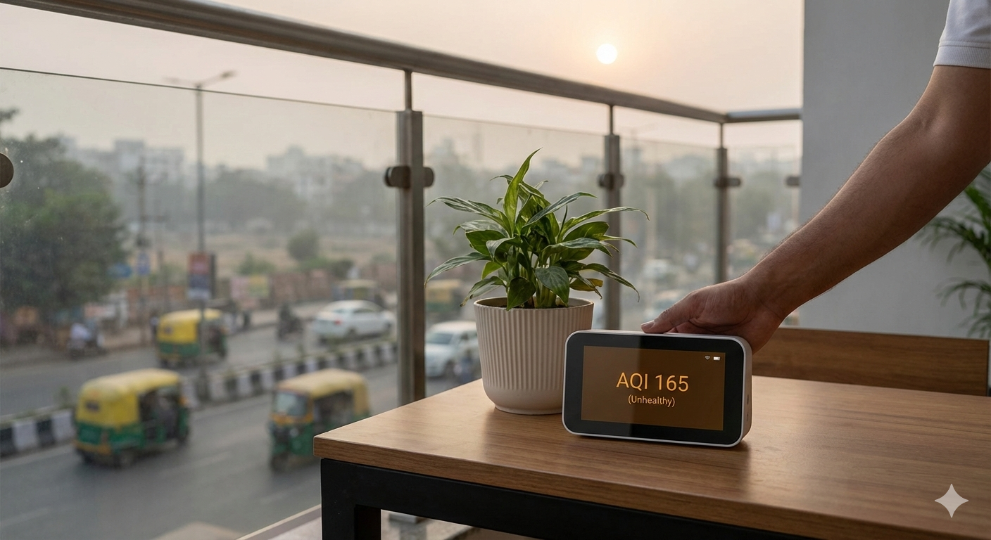 Air quality concept visual